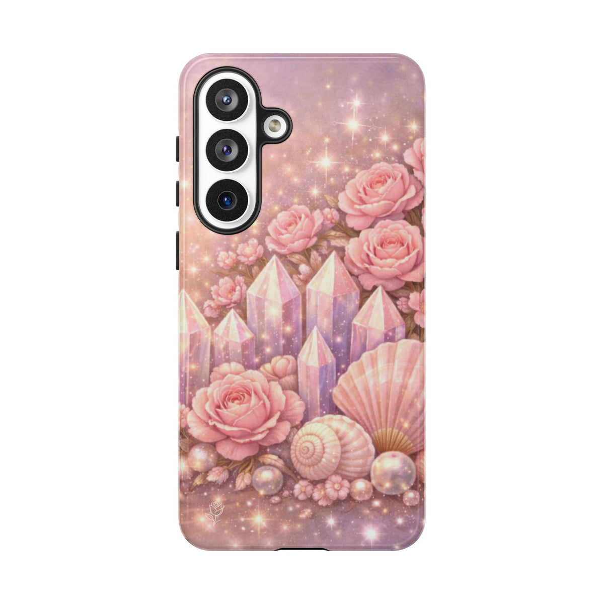 Samsung Galaxy Phone Case — Lemurian Rose Crystal Garden Tough Case
