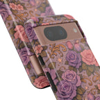 Google Pixel Tough Phone Case — The Sisterhood of the Rose — Master Portia's Rose Garden Vintage Drop-Proof Phone Cover