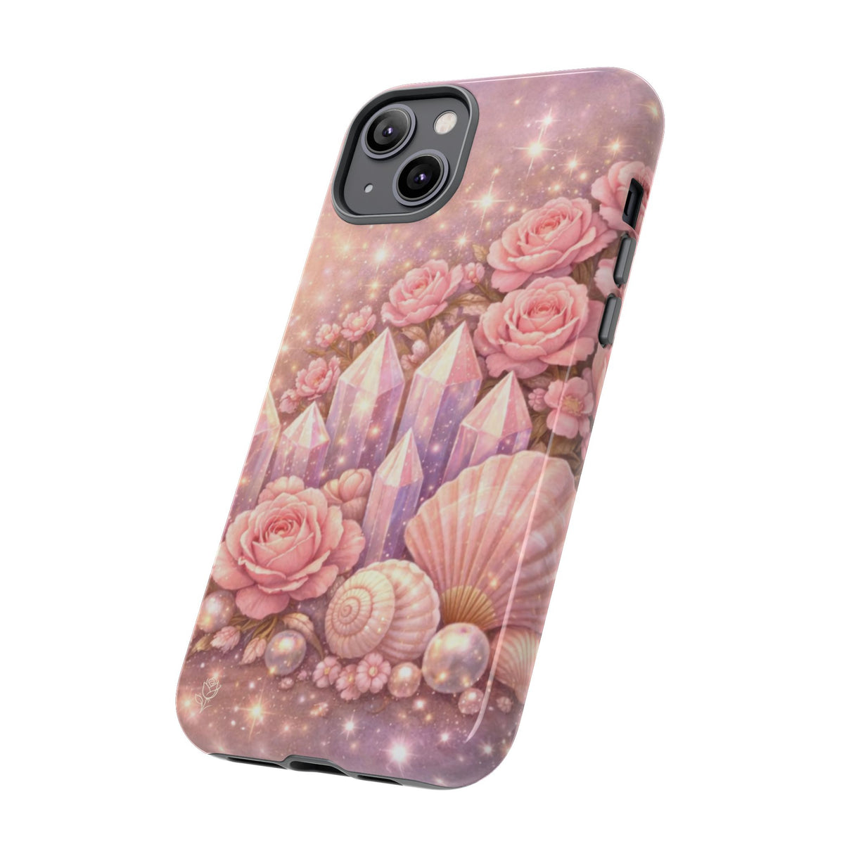 iPhone Case - Lemurian Rose Crystal Garden iPhoneTough Case