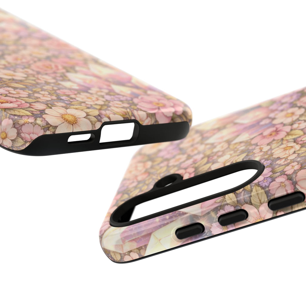 Samsung Galaxy Phone Case - Angelic Crystal Garden Tough Phone Case