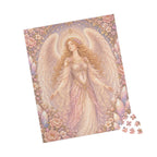 Archangel Glory (Archeia Shekinah) Puzzle — Pastel Floral Archangel Jigsaw (110/252/520 pcs)
