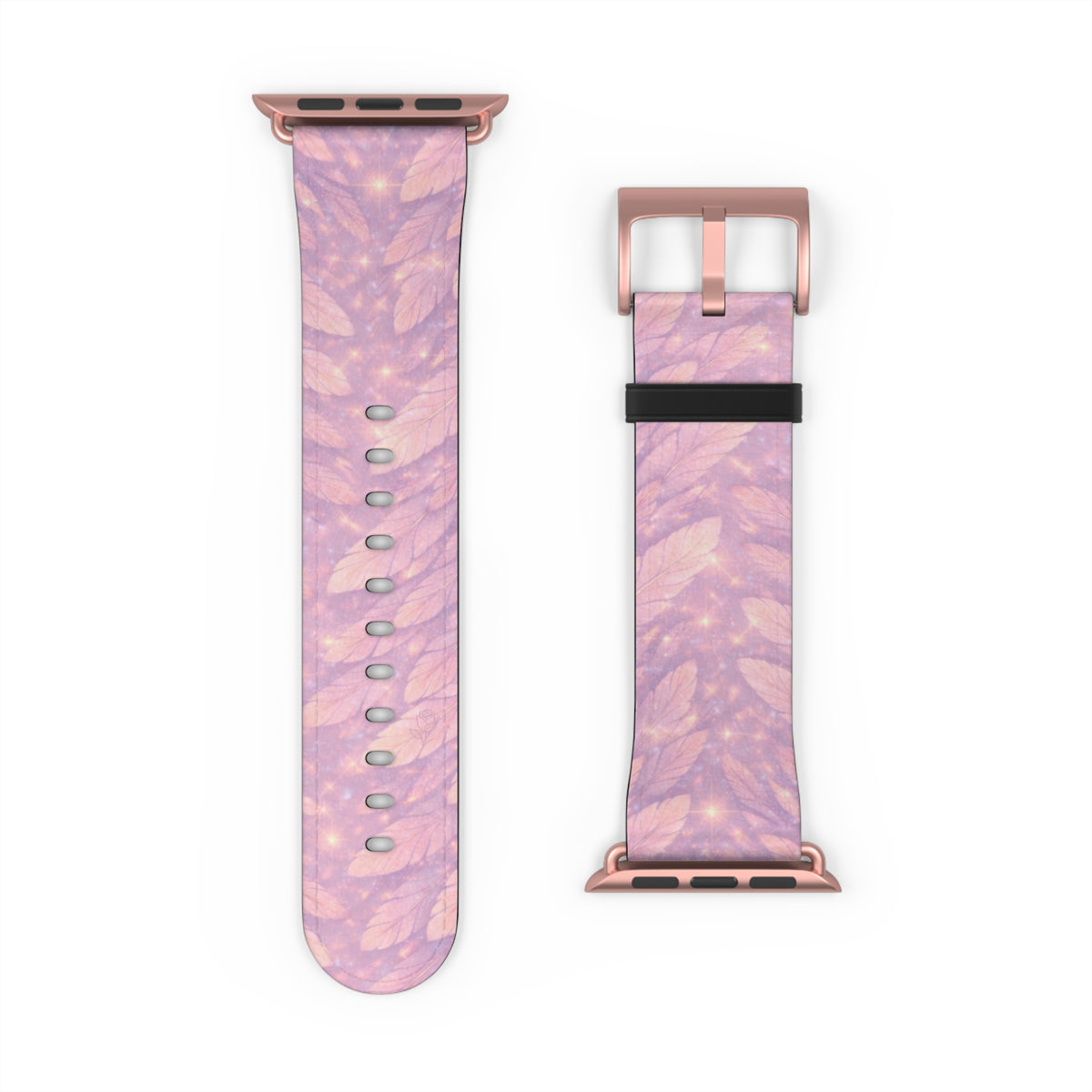 Angel Vehuiah iWatch Band — Pastel Feathers Pattern Apple Watch Strap