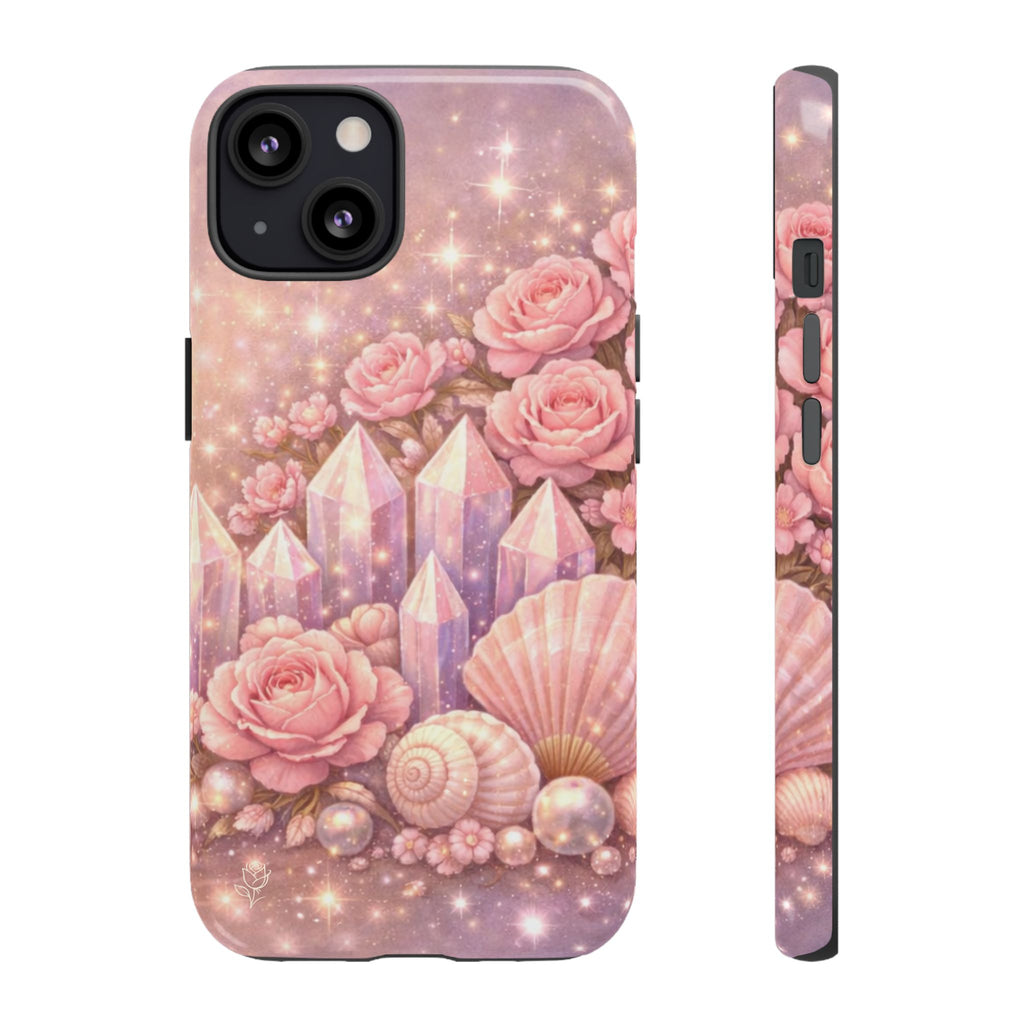 iPhone Case - Lemurian Rose Crystal Garden iPhoneTough Case