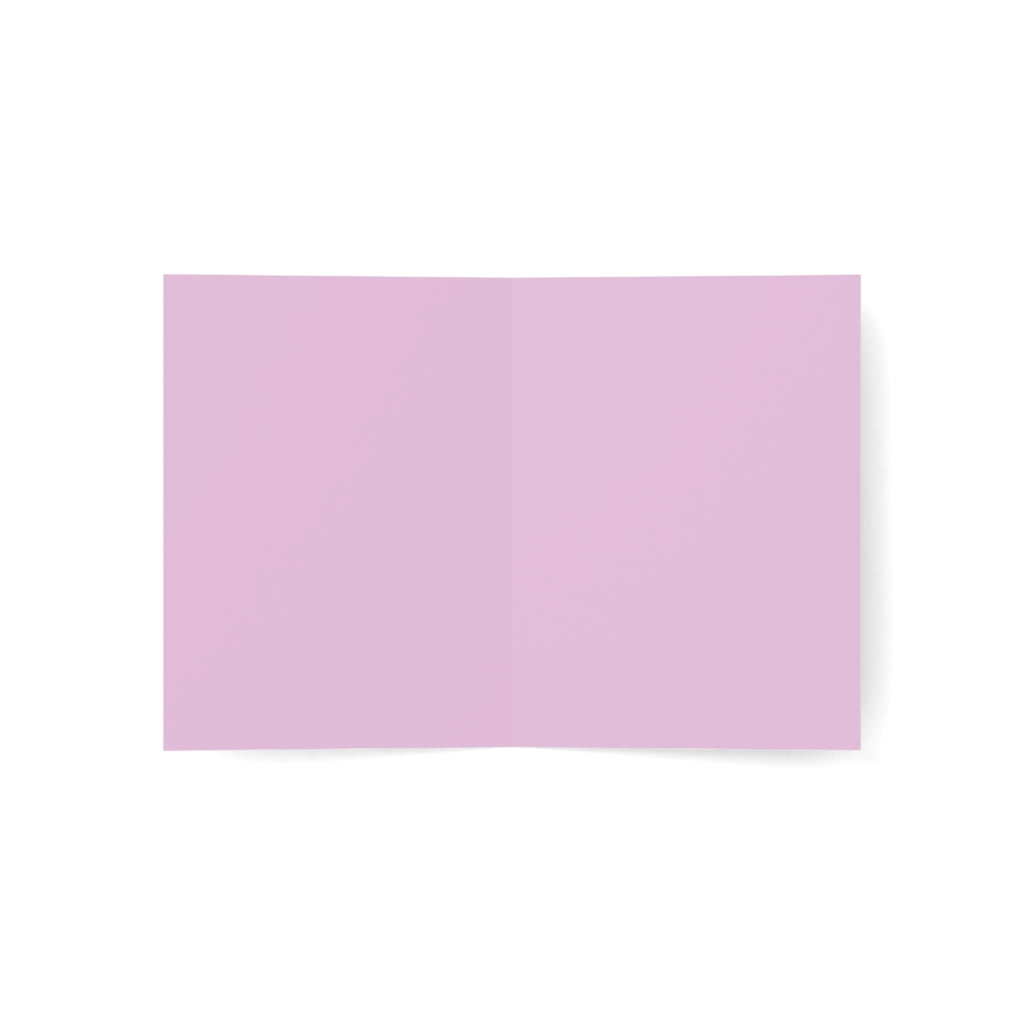 Lemurian Crystal Portal Greeting Card — Ethereal Crystal Stairway Blank Note (1/10/30/50 pcs)