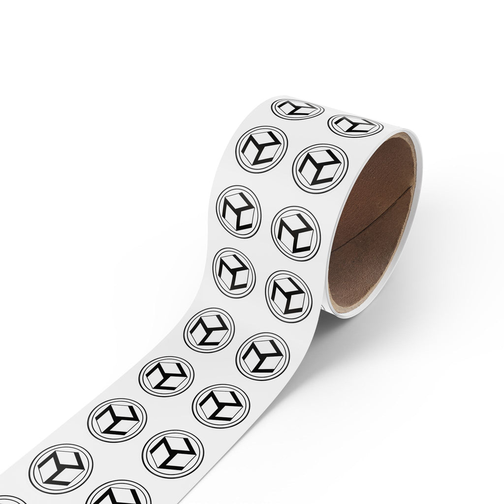 Black Antahkarana - Round Logo Sticker Roll
