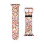 Floral Crystal Garden Watch Band — Pastel Angelical Pattern Apple Watch Strap