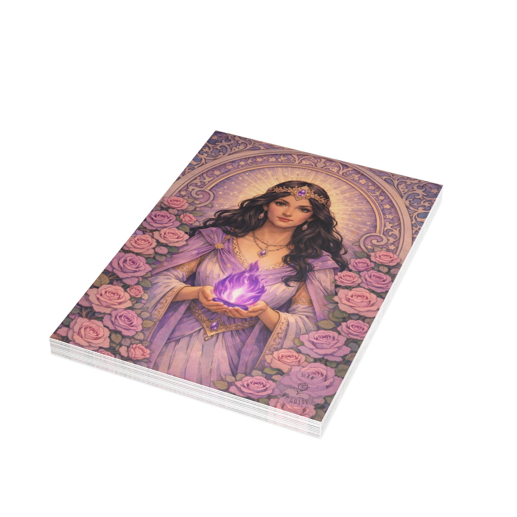 Master Portia Postcard Bundles (envelopes included) - Violet Flame Postcard
