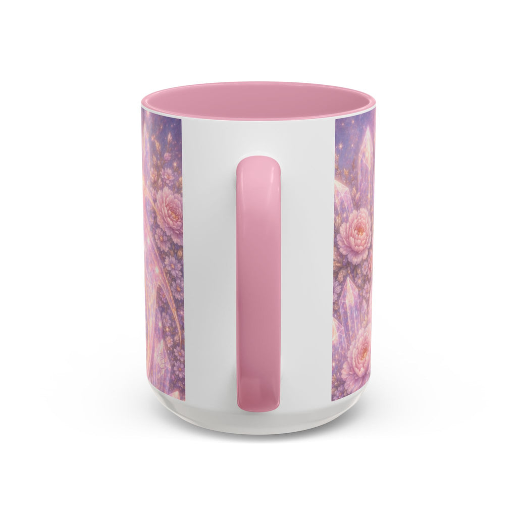 Lilac Fire Dragon Mug — 11oz/15oz Colorful Ceramic Coffee Cup