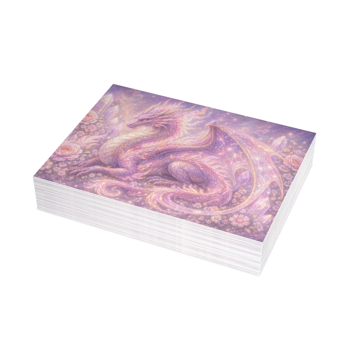 Lilac Fire Dragon Postcard Bundles (envelopes included)