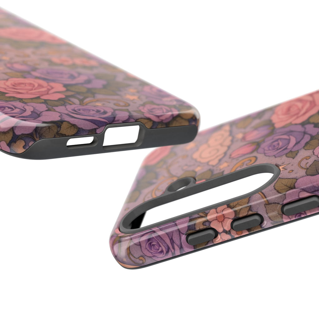 Samsung Galaxy Tough Phone Case — Master Portia's Rose Garden — The Sisterhood of the Rose Protective Samsung Cover