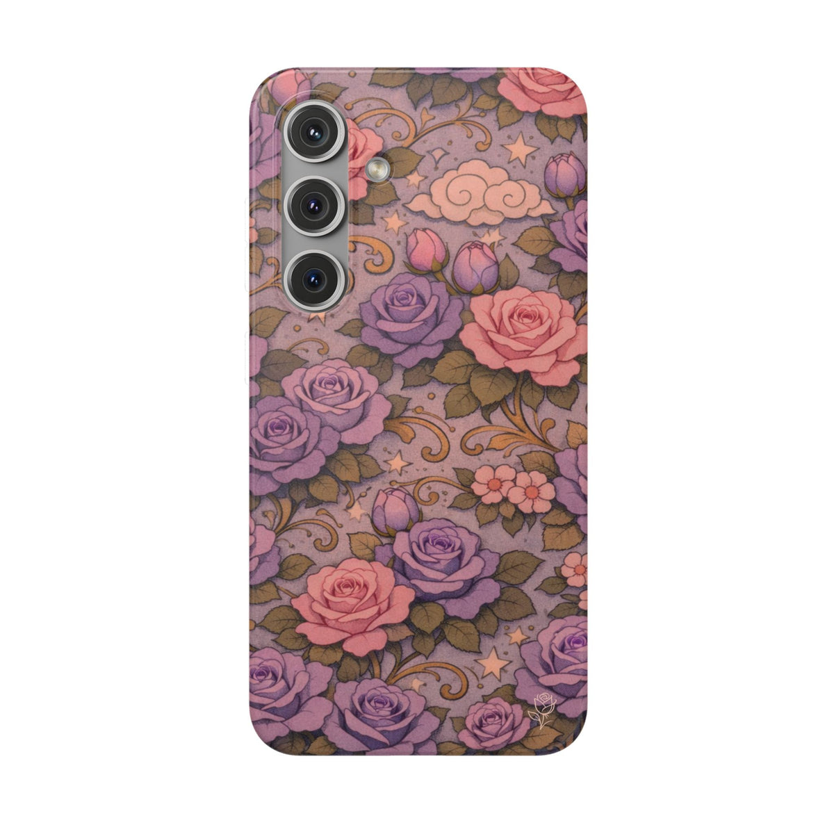 Samsung Galaxy Phone Case — Master Portia's Rose Garden — The Sisterhood of the Rose Vintage Flexi Phone Case