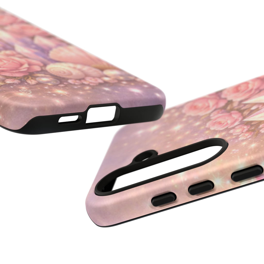 Samsung Galaxy Phone Case — Lemurian Rose Crystal Garden Tough Case