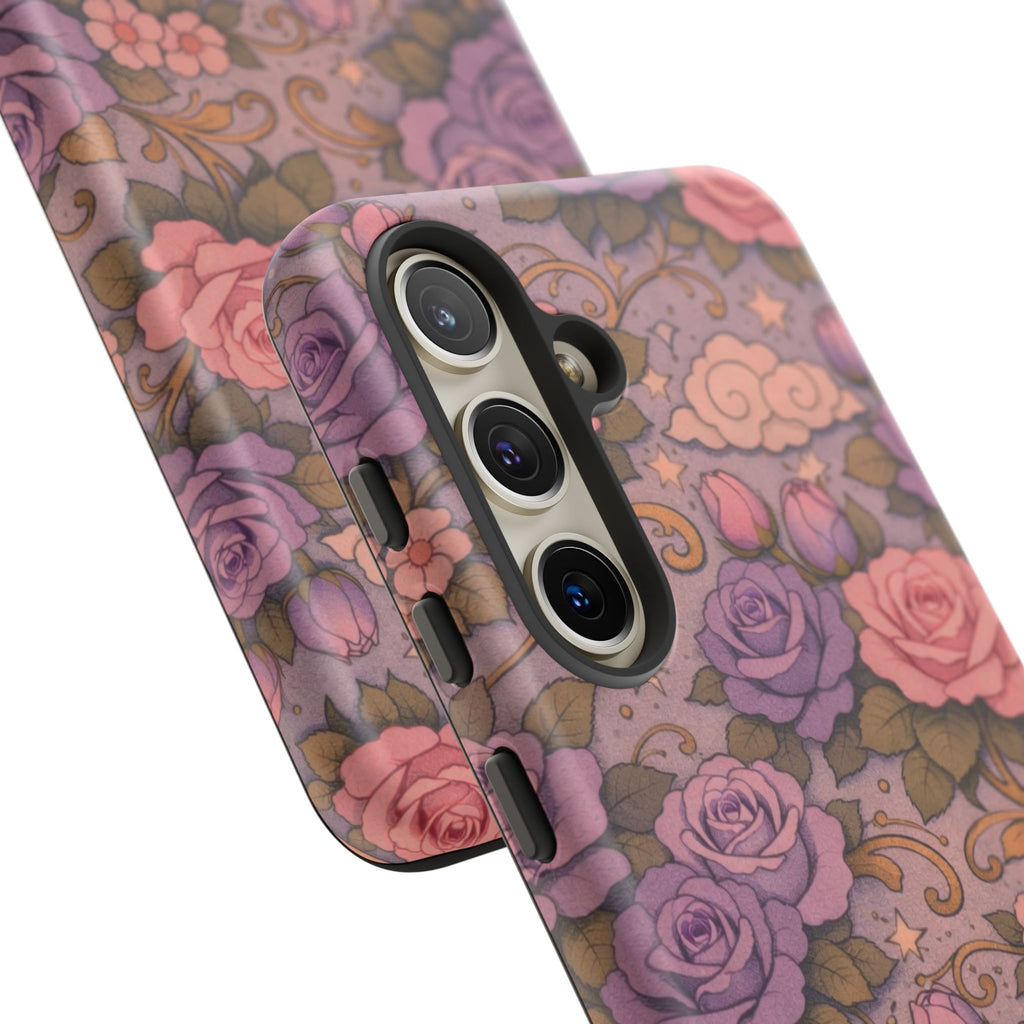Samsung Galaxy Tough Phone Case — Master Portia's Rose Garden — The Sisterhood of the Rose Protective Samsung Cover
