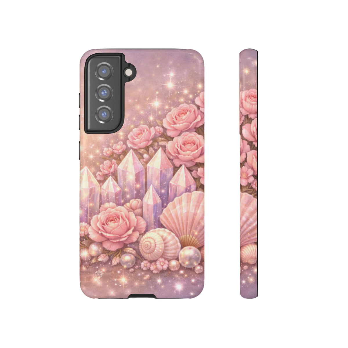 Samsung Galaxy Phone Case — Lemurian Rose Crystal Garden Tough Case