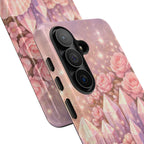Samsung Galaxy Phone Case — Lemurian Rose Crystal Garden Tough Case