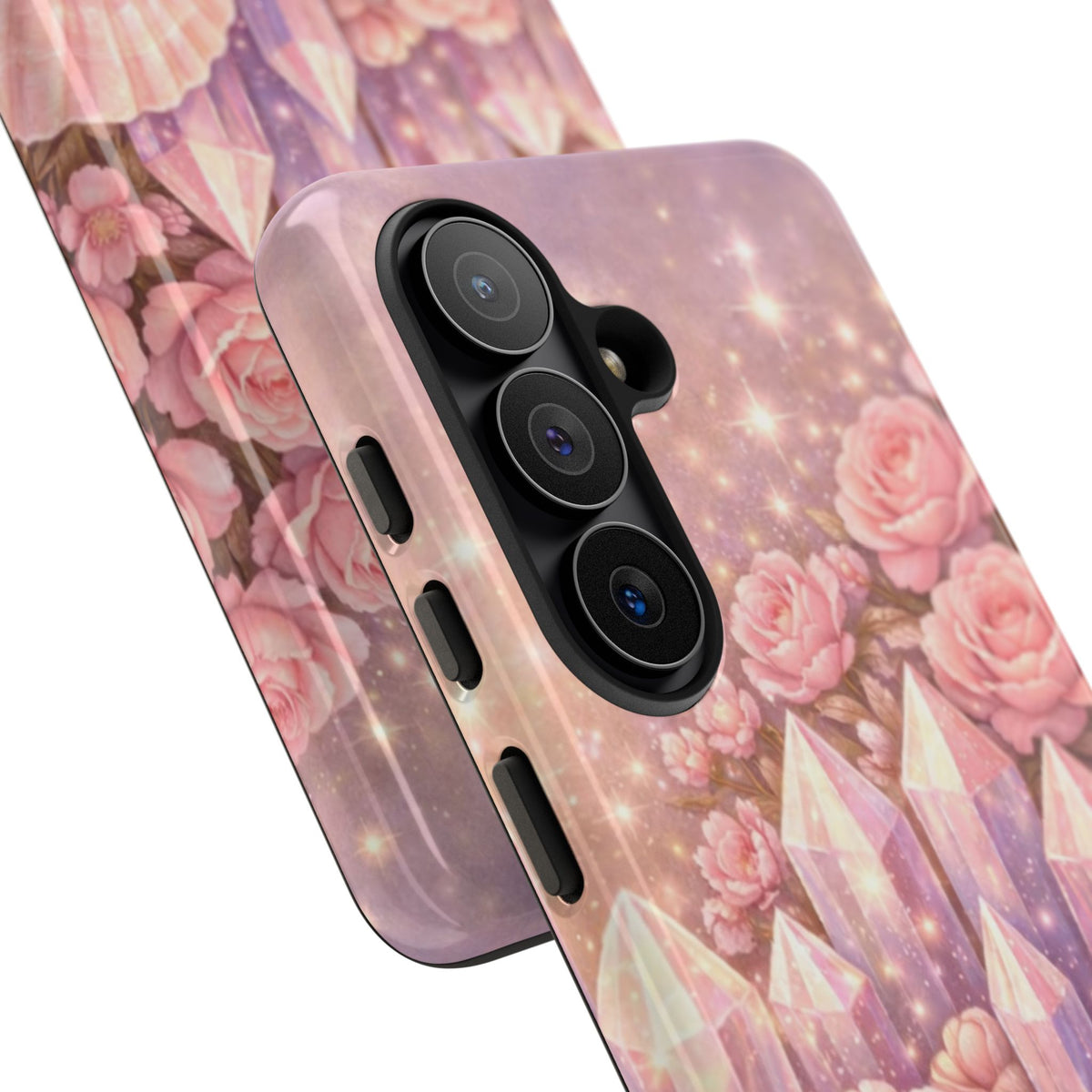 Samsung Galaxy Phone Case — Lemurian Rose Crystal Garden Tough Case