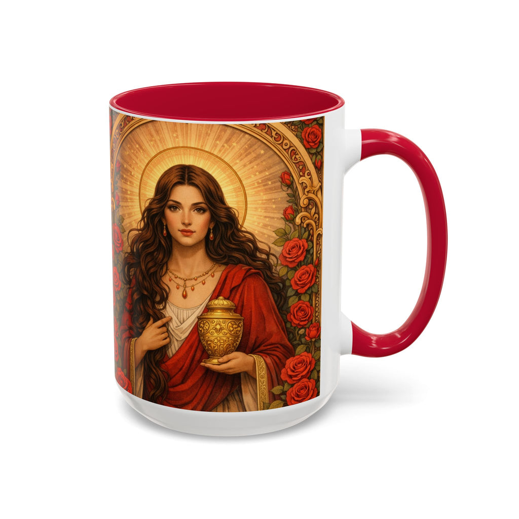 Mary Magdalene Ceramic Mug (11oz/15oz) — Sisterhood of the Rose Coffee Cup