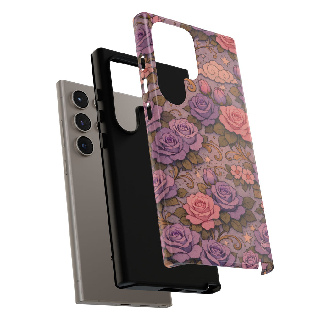 Samsung Galaxy Tough Phone Case — Master Portia's Rose Garden — The Sisterhood of the Rose Protective Samsung Cover
