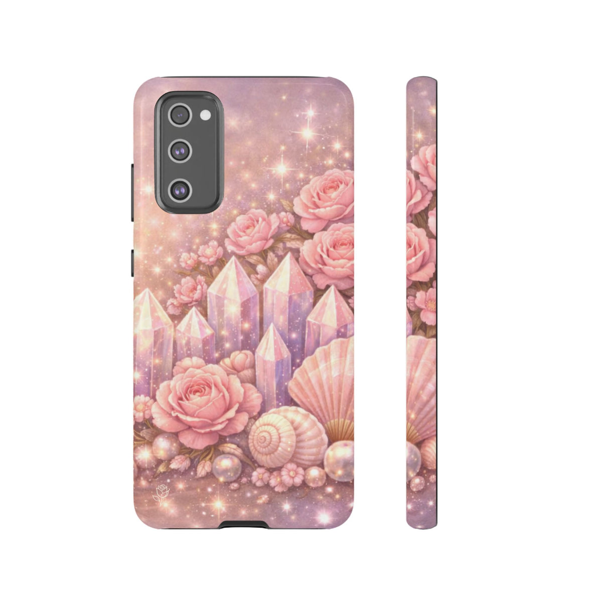 Samsung Galaxy Phone Case — Lemurian Rose Crystal Garden Tough Case