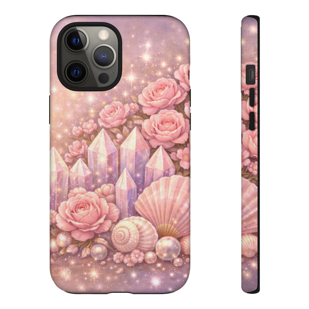 iPhone Case - Lemurian Rose Crystal Garden iPhoneTough Case