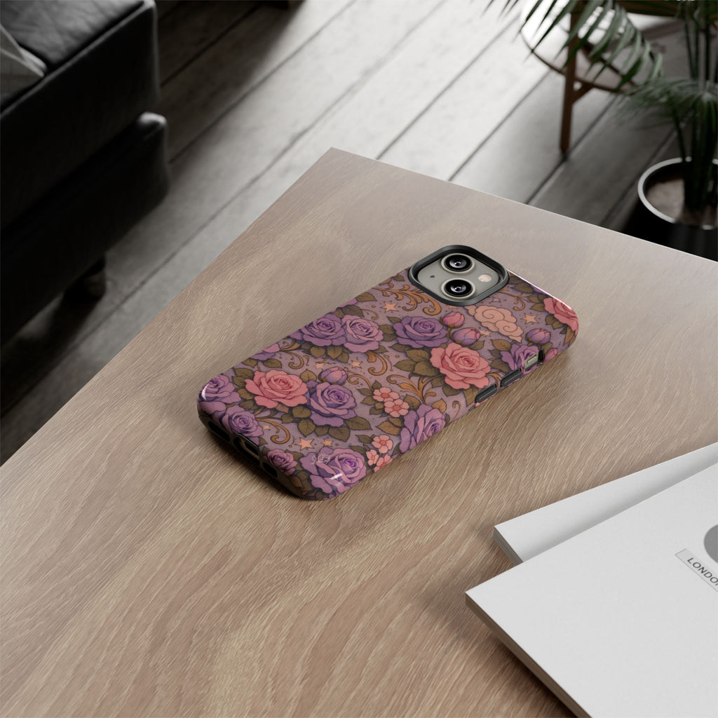 Tough iPhone Case — The Sisterhood of the Rose — Master Portia's Rose Garden Protective Cover