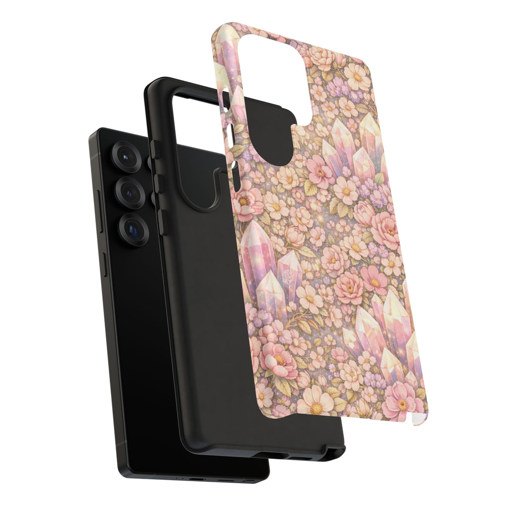 Samsung Galaxy Phone Case - Angelic Crystal Garden Tough Phone Case