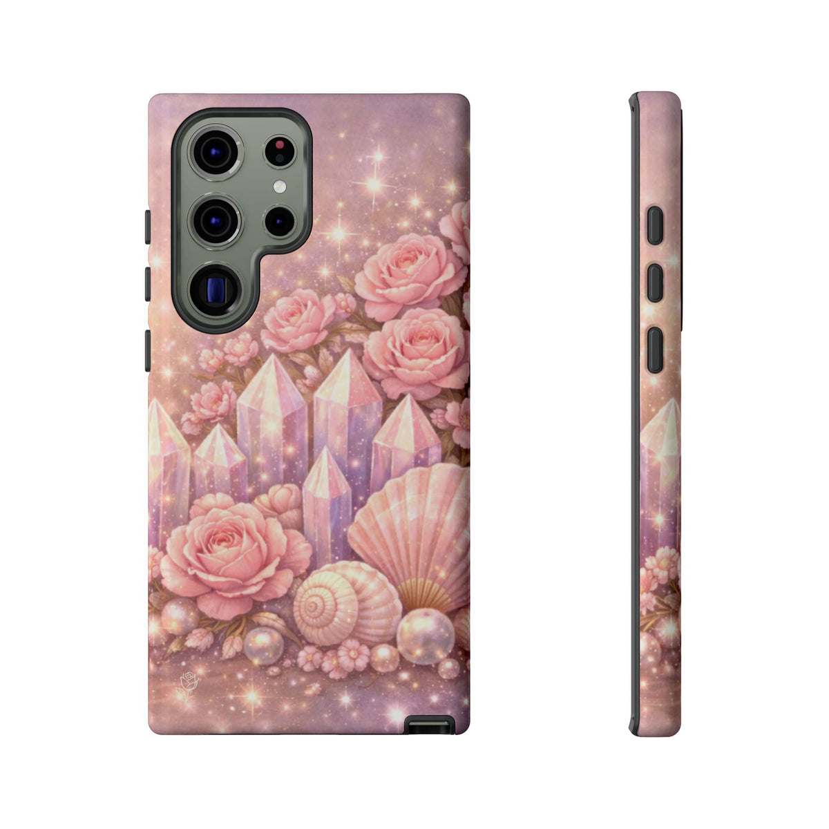 Samsung Galaxy Phone Case — Lemurian Rose Crystal Garden Tough Case