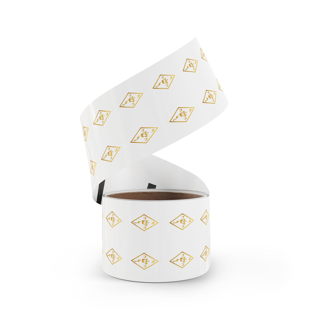Golden Yoshua Radionic Symbol - Round Sticker Roll