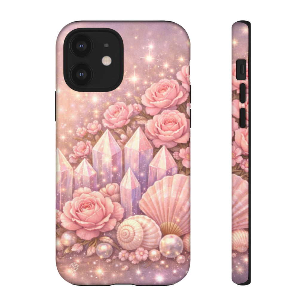 iPhone Case - Lemurian Rose Crystal Garden iPhoneTough Case