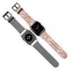 Floral Crystal Garden Watch Band — Pastel Angelical Pattern Apple Watch Strap