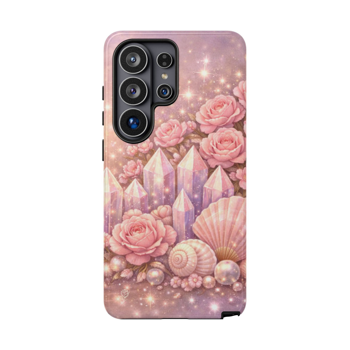 Samsung Galaxy Phone Case — Lemurian Rose Crystal Garden Tough Case