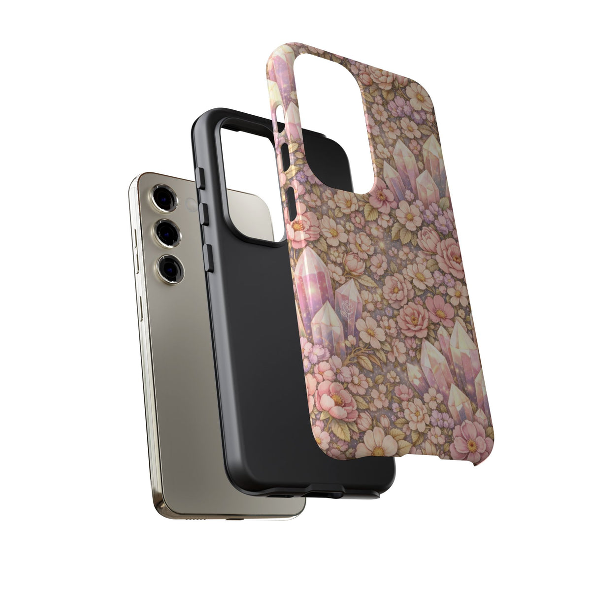 Samsung Galaxy Phone Case - Angelic Crystal Garden Tough Phone Case