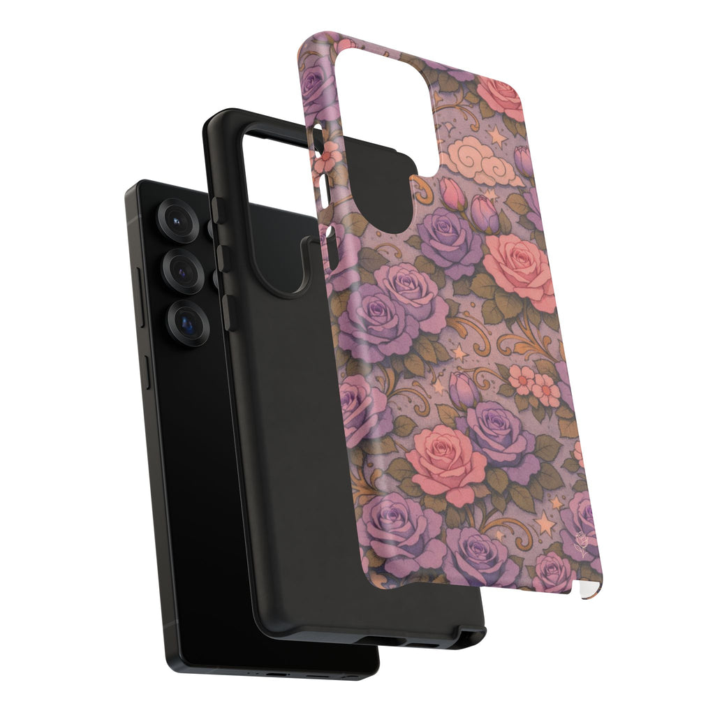 Samsung Galaxy Tough Phone Case — Master Portia's Rose Garden — The Sisterhood of the Rose Protective Samsung Cover