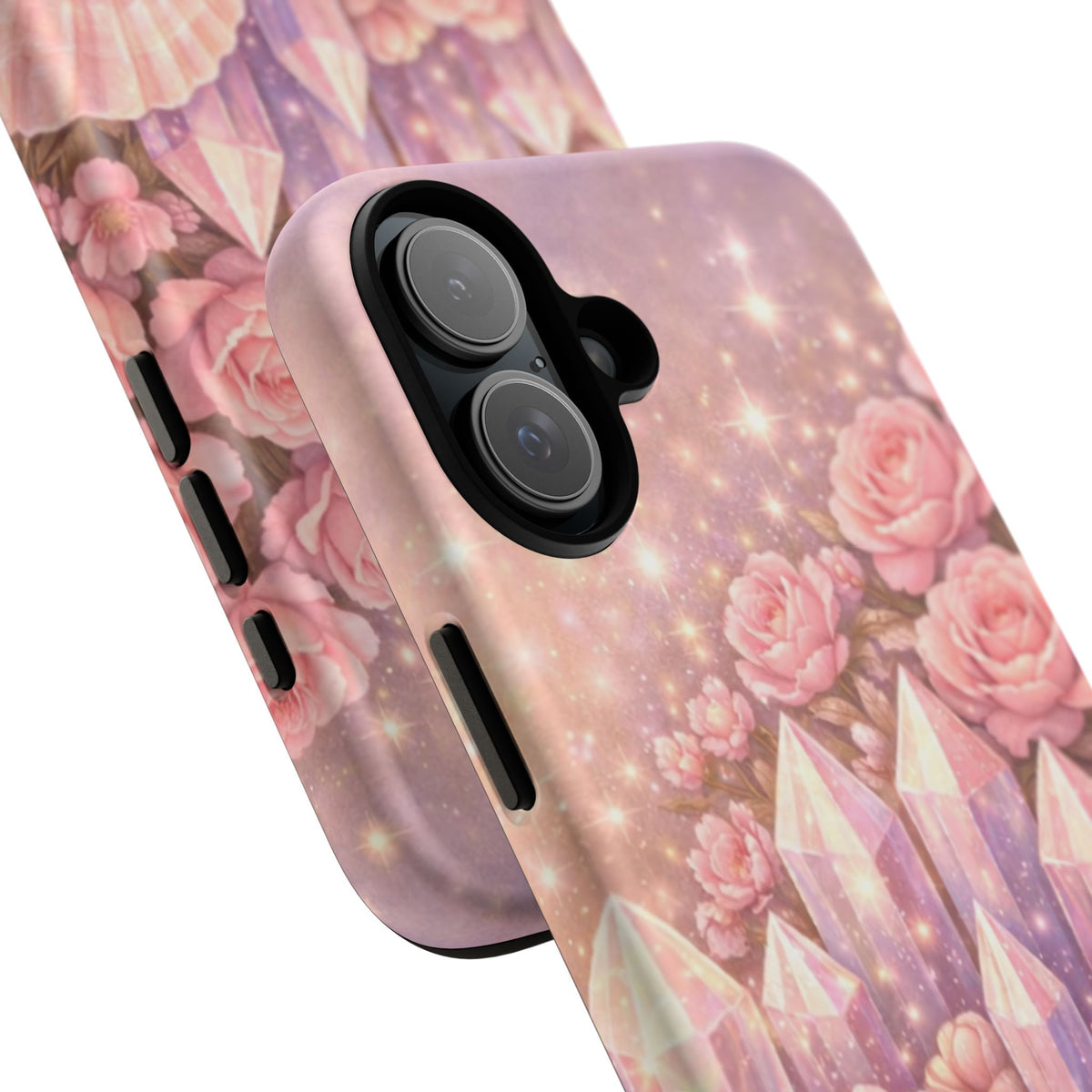 iPhone Case - Lemurian Rose Crystal Garden iPhoneTough Case