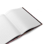 Master Portia Mystic Rose Violet Flame Hardcover Journal (Lined Pages)