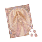 Archangel Glory (Archeia Shekinah) Puzzle — Pastel Floral Archangel Jigsaw (110/252/520 pcs)