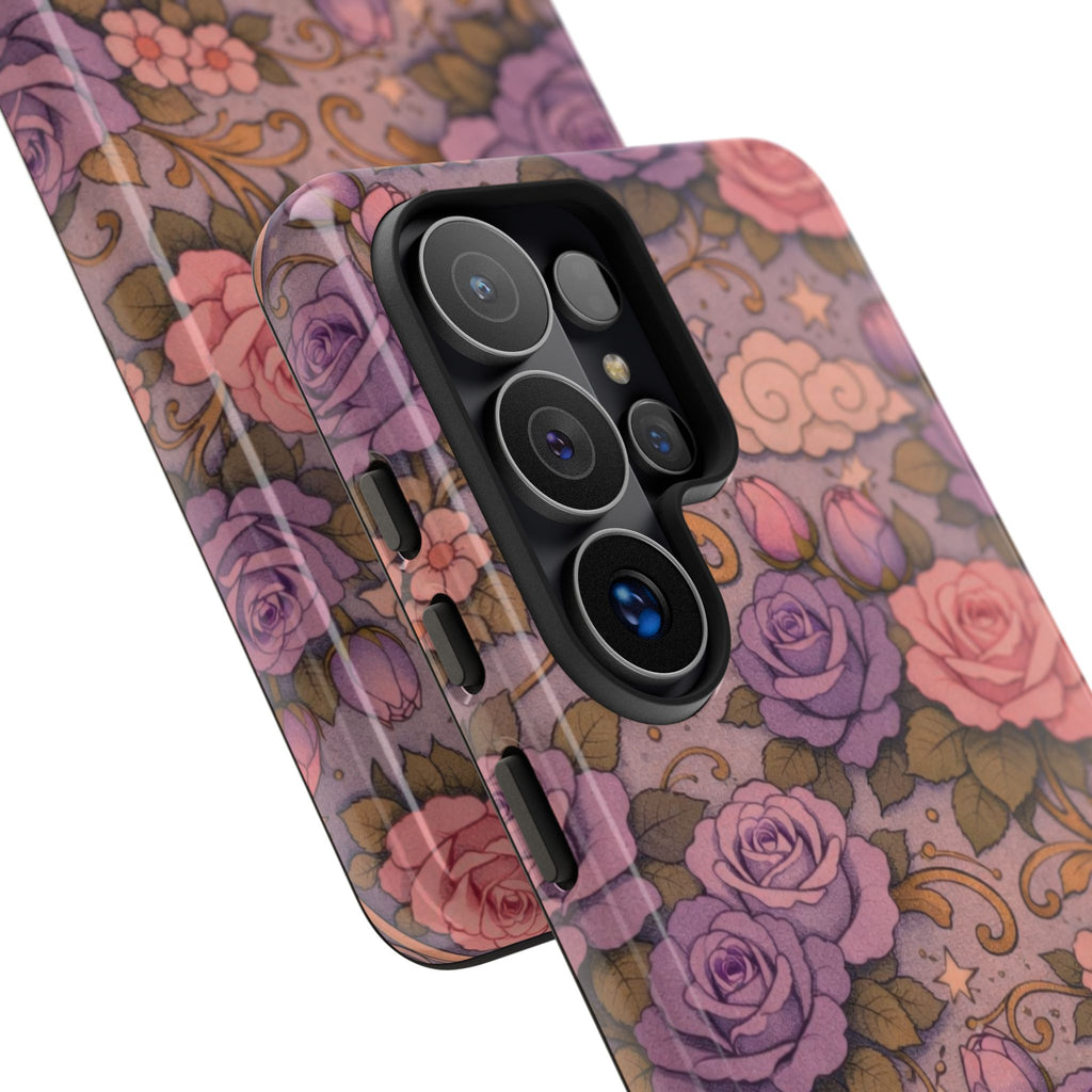 Samsung Galaxy Tough Phone Case — Master Portia's Rose Garden — The Sisterhood of the Rose Protective Samsung Cover