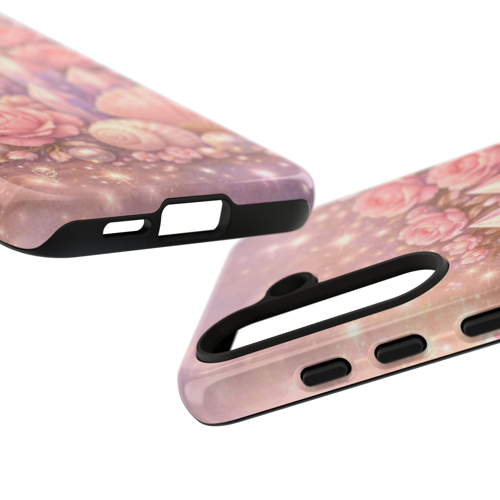 Samsung Galaxy Phone Case — Lemurian Rose Crystal Garden Tough Case