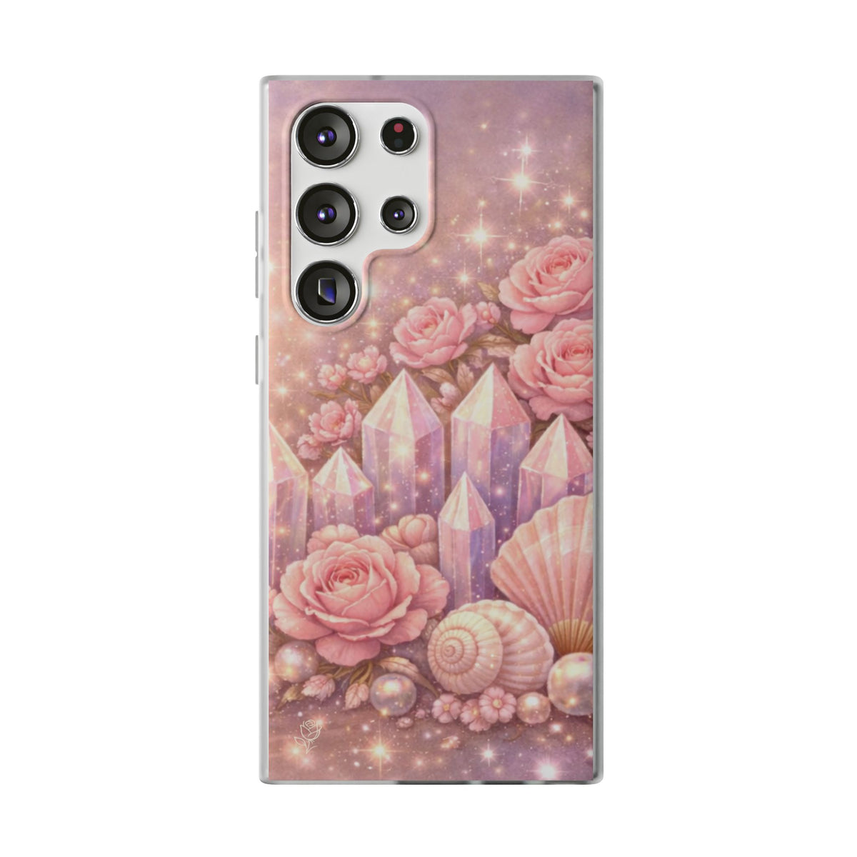 Samsung Galaxy Phone Case — Lemurian Rose Crystal Garden Flexi Case