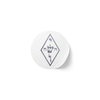 Silver The Yoshua Radionic Symbol - Round Sticker Roll