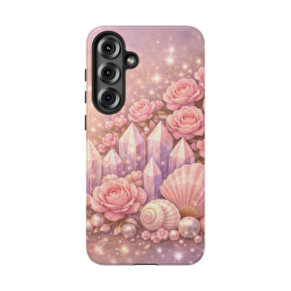 Samsung Galaxy Phone Case — Lemurian Rose Crystal Garden Tough Case