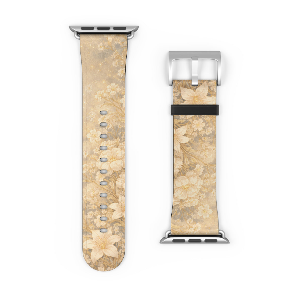 Angel Sitael iWatch Band — Neutral Vintage Bloom Strap for Apple Watch
