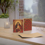 Mary Magdalene Greeting Card — Sisterhood of the Rose Artwork (Pack of 1/10/30/50)