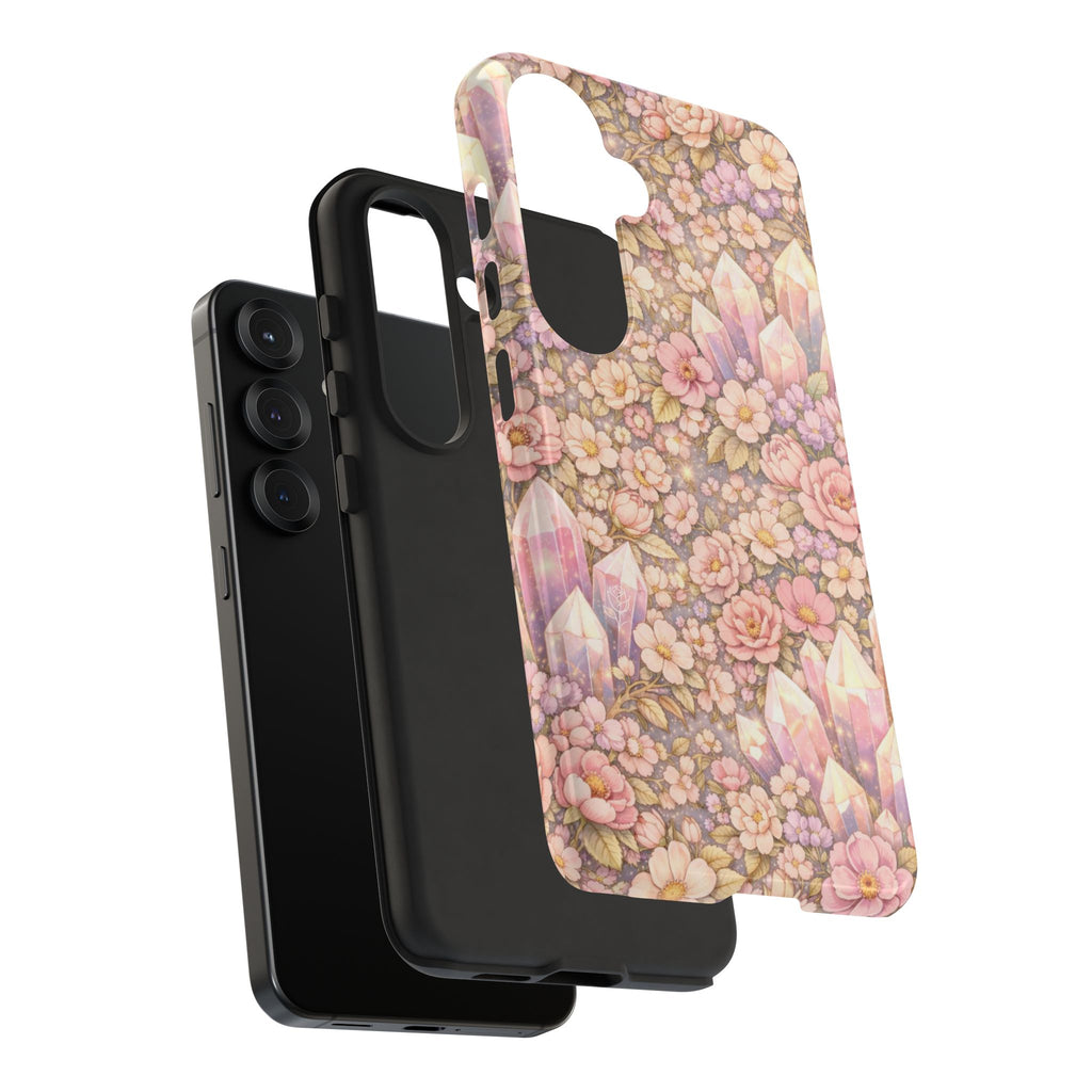 Samsung Galaxy Phone Case - Angelic Crystal Garden Tough Phone Case
