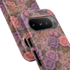 Google Pixel Tough Phone Case — The Sisterhood of the Rose — Master Portia's Rose Garden Vintage Drop-Proof Phone Cover
