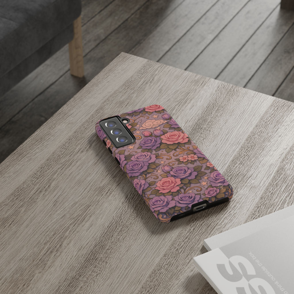 Samsung Galaxy Tough Phone Case — Master Portia's Rose Garden — The Sisterhood of the Rose Protective Samsung Cover