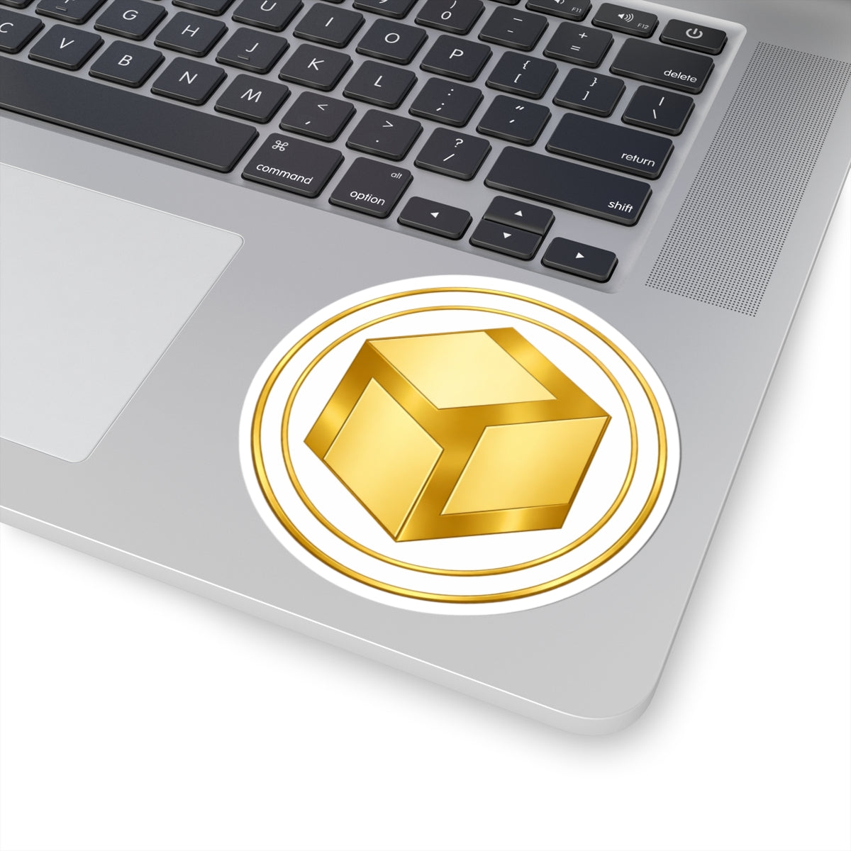 Gold 2 Antahkarana Kiss-Cut Sticker — Reiki Symbol