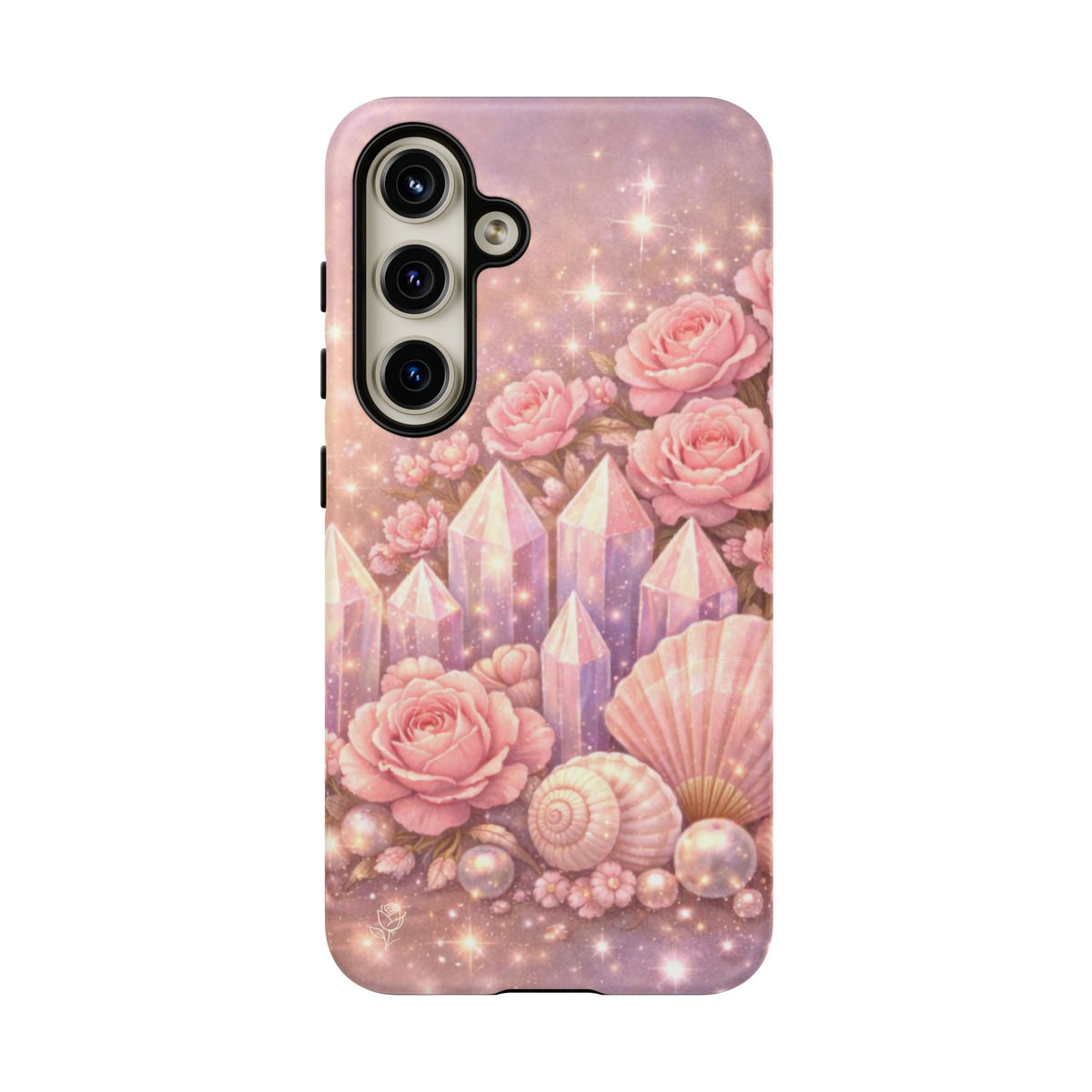 Samsung Galaxy Phone Case — Lemurian Rose Crystal Garden Tough Case