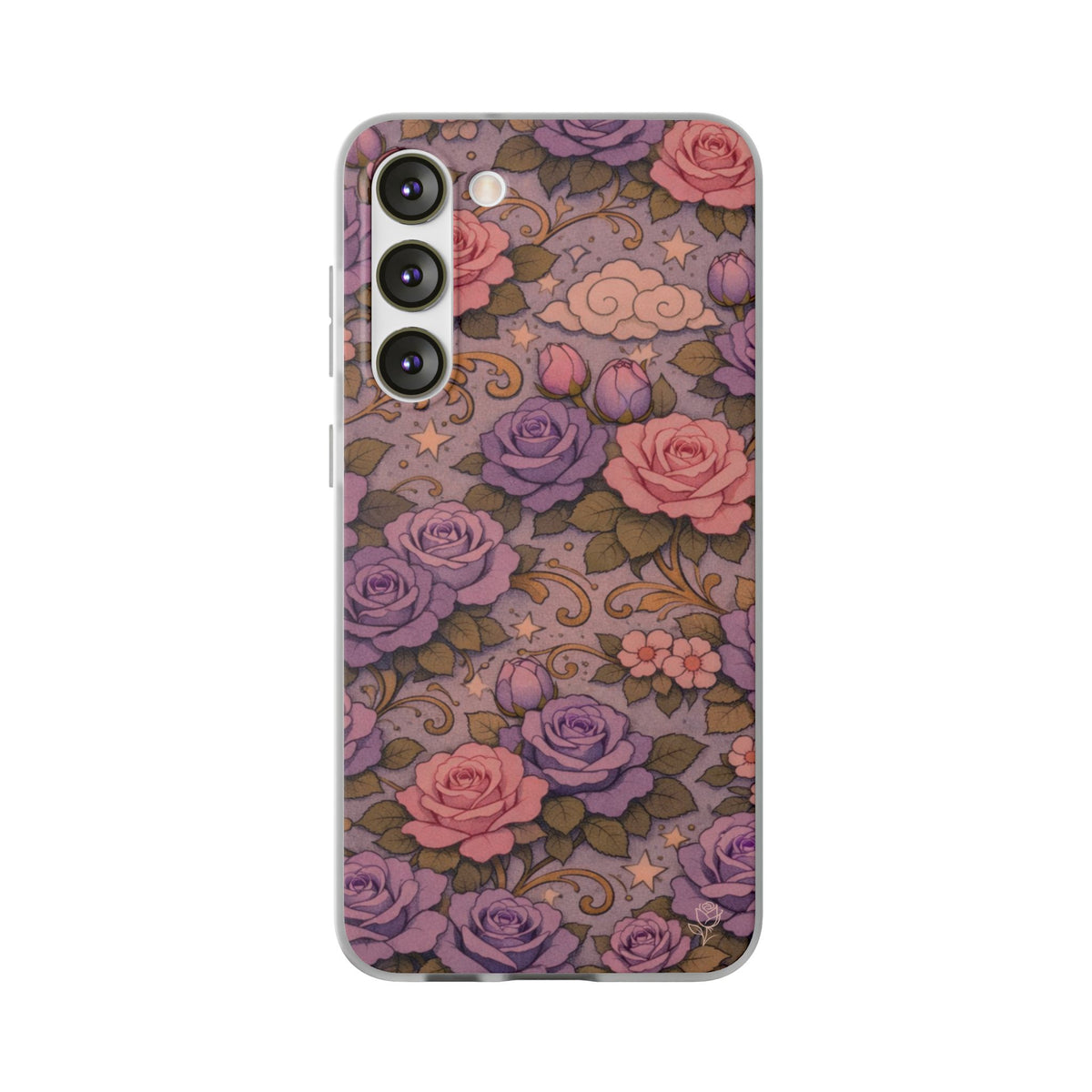 Samsung Galaxy Phone Case — Master Portia's Rose Garden — The Sisterhood of the Rose Vintage Flexi Phone Case