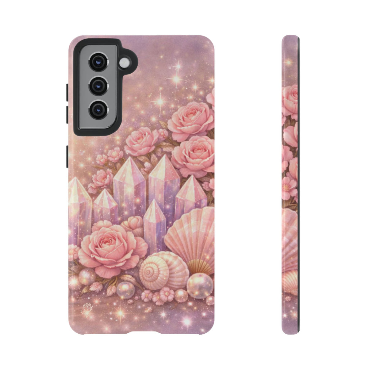 Samsung Galaxy Phone Case — Lemurian Rose Crystal Garden Tough Case